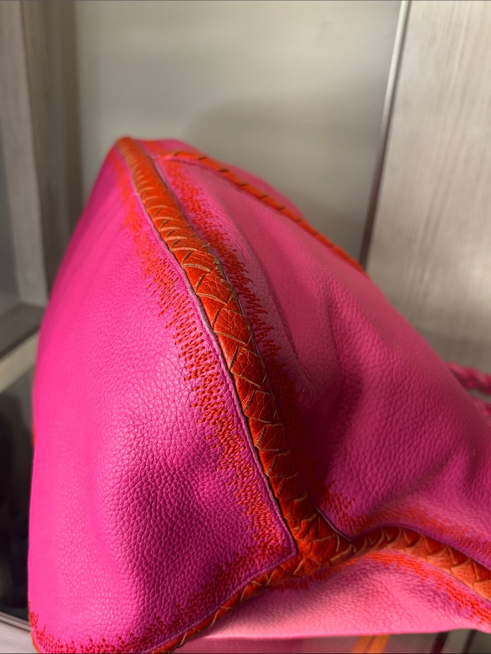 Bottega Veneta Intrecciato Cervo Deerskin Tote/Shoulder Bag w/COA~Final Price - Picture 5 of 16